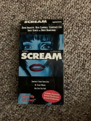 Scream Vhs Rare Blue