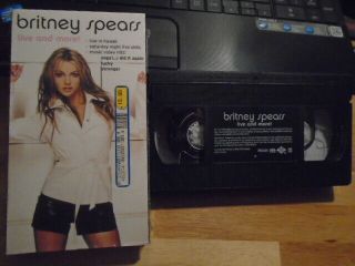 Rare Oop Britney Spears Vhs Music Video Live & More Hawaii Snl Oops Lucky Pop