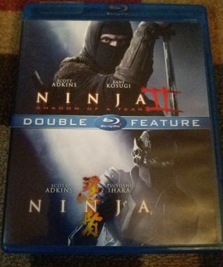 Rare Oop Scott Adkins Ninja Ninja Ii Shadow Of A Tear Double Feature Blu - Ray Htf