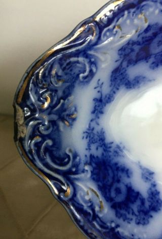 Antique W.  H.  Grindley Flow Blue 9 