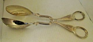 Gorham Heritage Silver Plate Tongs Collectible From Italy
