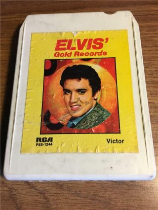 Elvis Presley Golden Records Rare 8 Track Tape Late Nite Bargain