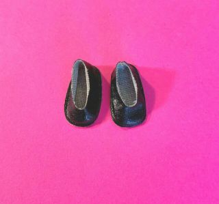 Vintage 1964 Barbie Little Red Riding Hood Unique Shoes - Htf And Exc