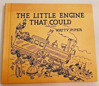 Rare - The Little Engine That Could - 1954 - By Watty Piper - George & Hauman Hb