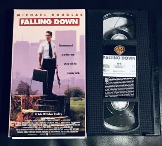 Falling Down Vhs Vcr Video Tape Movie Michael Douglas Rare