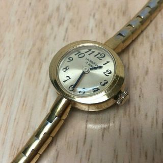 Vintage La Marque Lady 17 Jewels Gold Tone Hand - Winding Mechanical Watch Hours