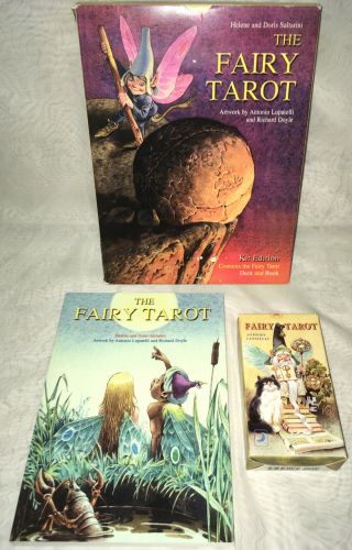 The Fairy Tarot Kit Edition (lo Scarabeo,  2004) Rare Helene And Doris Saltarini