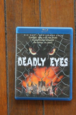 Deadly Eyes (1982) 2 - Disc Set Scream Factory Rare & Out Of Print Opp
