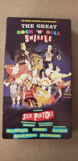 Sex Pistols Video Vhs - The Great Rock 