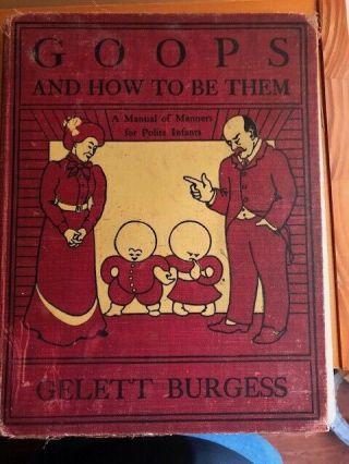 Antique Book Goops And How To Be Them,  1900 Seventh Printing