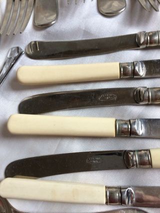 Vintage Silver Plate & other Canteen Cutlery items,  forks,  etc,  23 items 3