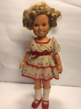 Vintage 1972 Ideal Shirley Temple Vinyl Plastic Collectable Doll