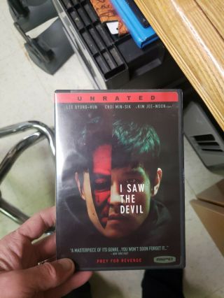 & I Saw The Devil Unrated Korean Horror Dvd 2011 Rare Kim Jee Woon