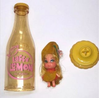 5” Vintage Mattel Liddle Kiddle Laffy Lemon Kola Doll 3727 1968 Adorable Blonde