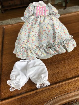 Madame Alexander Lucy Locket Doll Clothes Outfit Dress & Bloomers For 8 " Doll