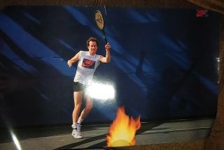 Incredibly Rare Vintage C.  1980 Nike Tennis Poster John Mcenroe Fireball
