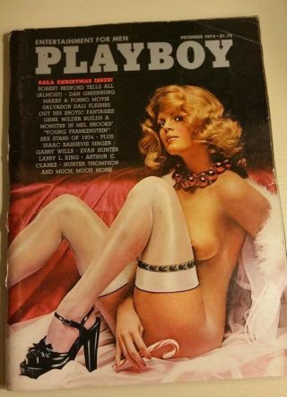 Vintage Playboy - December,  1974 Back Issue