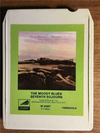 The Moody Blues Seventh Sojourn Rare 8 Track Tape Late Nite Bargain