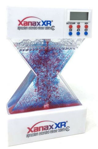 Xanax Anxiety Xr Calming Oil Timer Lava Lamp Type Pharm Rep Promo Gift Rare Htf