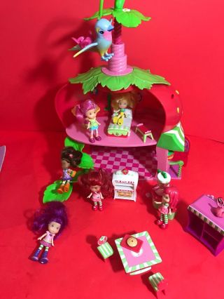 Strawberry Shortcake House Furnitures And Dolls Loaded