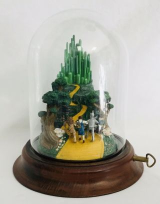 Rare 1989 Franklin Wizard Of Oz Domed Music Box We 