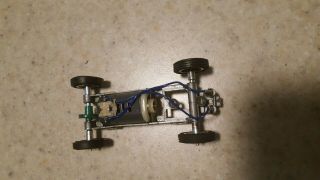 Vintage Strombecker 1/32 Chassis With Rear Slicks Track & Remanufact