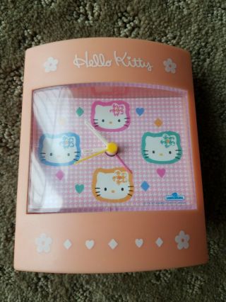 Rare Vintage Sanrio Hello Kitty Analog Alarm Clock