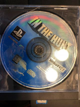 In The Hunt (sony Playstation 1,  1995) Disc Only Rare Ps1 Game Buy It Now