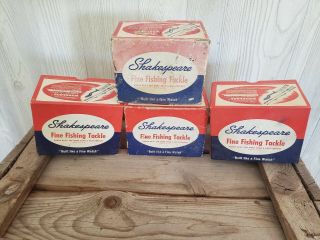 Vintage Shakespeare Fishing Reel Boxes Only 1774,  1775,  1779,  1795
