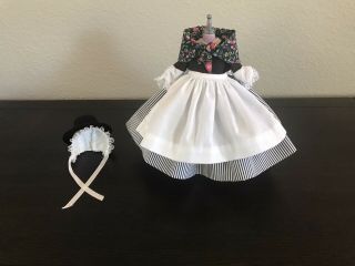 Madame Alexander Great Britain Doll Clothes Dress,  Apron,  & Hat For 8 " Doll