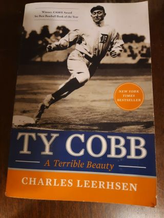 Ty Cobb : A Terrible Beauty By Charles Leerhsen 2016 Trade Paperback Rare