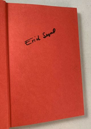 Love Story - Erich Segal - SIGNED - First/1st Edition/5th Printing - HC/DJ - VERY RARE 2