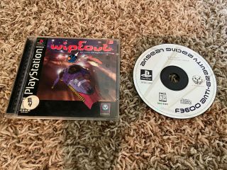 Wipeout Sony Playstation 1 Ps1 Rare Jewel Case Variant Ships Quick &