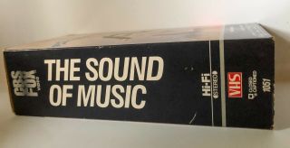 The Sound Of Music (VHS,  1965,  2 - Tape Set) Rare CBS FOX Musical Brand 3