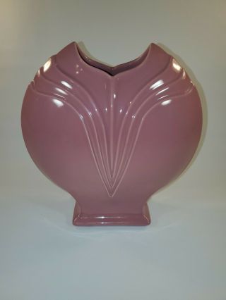 Rare Vintage Mccoy Art Deco Pink Vase 466
