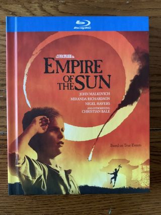 Empire Of The Sun (1987,  Blu - Ray Digibook,  2 - Disc) Ultra Rare Steven Spielberg