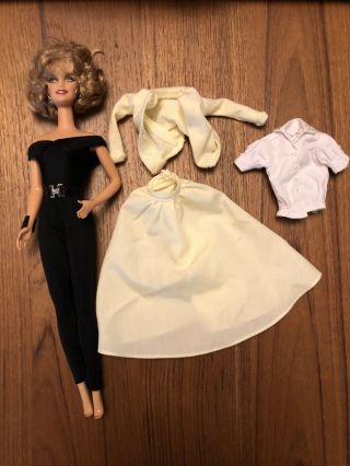 Barbie Grease Sandy 2003 25th Anniversary Doll No Box Extra Outfit Incomplete