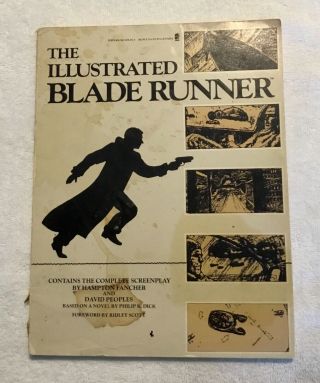 The Illustrated Blade Runner (1982) G 1st Edition Rare