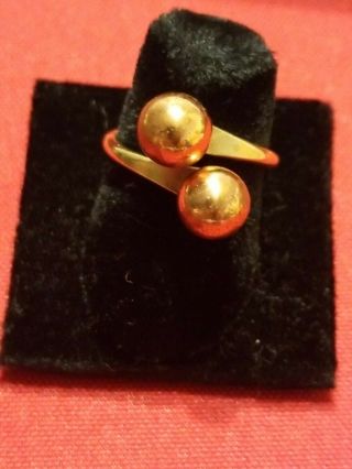 Vintage Antique 12k Gold Filled Ring Size 6.  5
