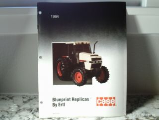 Rare 1984 Ertl Blueprint Replicas Case 7 - Page Brochure