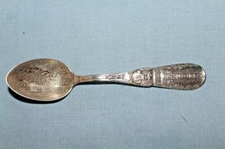 Sterling Silver Souvenir Spoon " Picket 