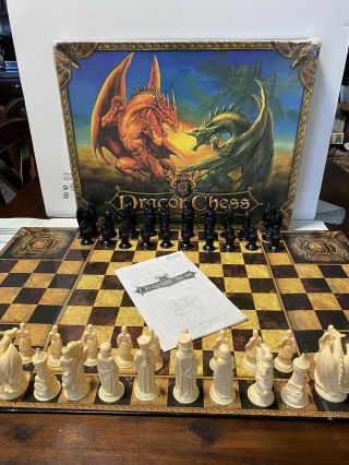2005 Dragon Chess Complete Board Game.  Very Rare.