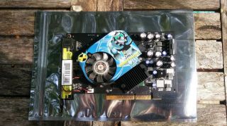Xfx Nvidia Geforce 7600gt 7600 Gt 580m 256mb Ddr3 Agp Dvi Graphics Card Rare