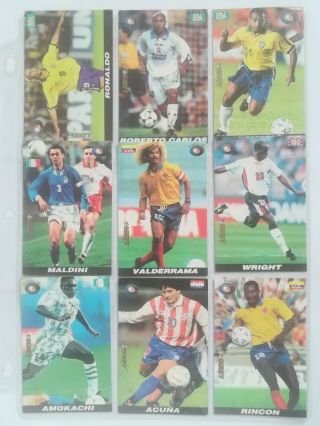 Fifa World Cup France 1998 Complete Set 150 Cards Rare Peru Soccer Vtg Maradona