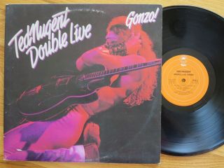 Rare Vintage Vinyl - Ted Nugent - Double Live Gonzo - Epic Records Ke2 35069 - Ex