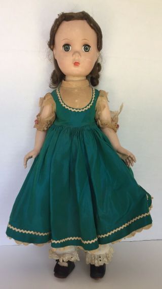 Vintage 1950s Madame Alexander 14 " Little Women Doll " Beth " Clothes