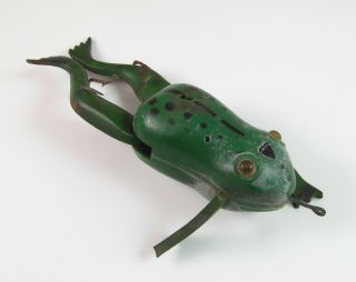 Vintage Halik Mechanical Frog Moose Lake,  Mn Old Fishing Lure Pat Pending