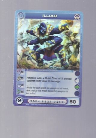 Chaotic Creature Card Overworld Rare Illiar Max All 4 Disciplines