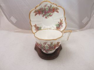 Vintage Tea Cup And Saucer From England Salisbury