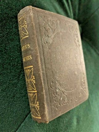 Antique Vintage Crumbs From The Masters Table 1858 Miniature Book W Mason